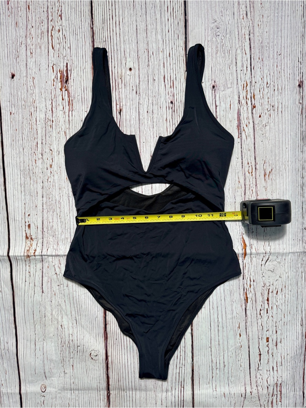 Women’s One-Piece Black Cutout High cut Cheeky Swimsuit - Unbranded - Picture 3 of 4